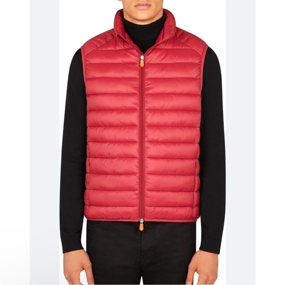 Save the Duck Red Adam Vest - Ultra Light Jacket - Picture 2 of 4